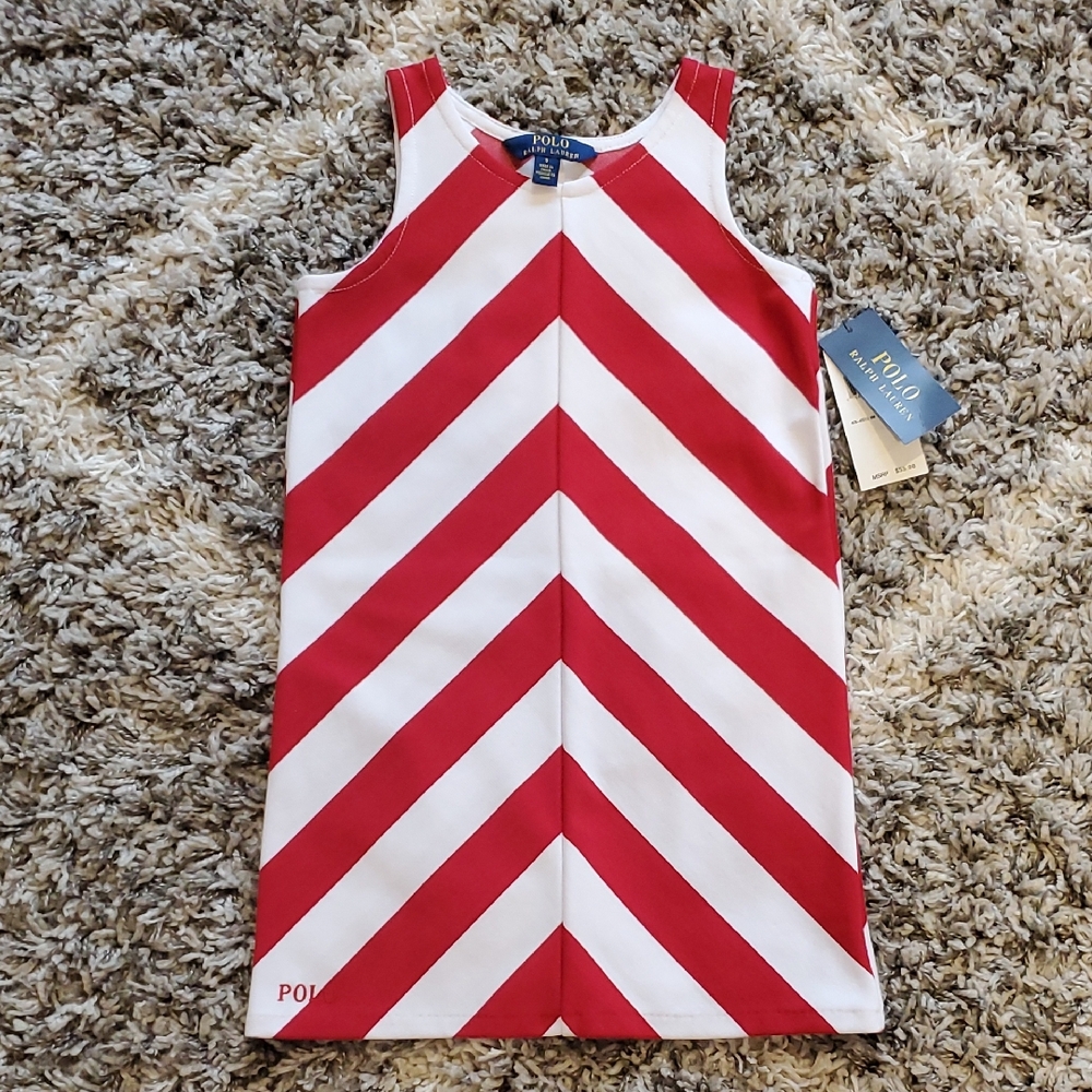 Polo Ralph Lauren Chevron Striped Dress